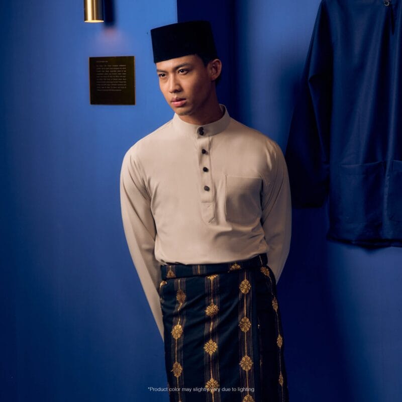 Baju Melayu Traditional Fit - Khaki