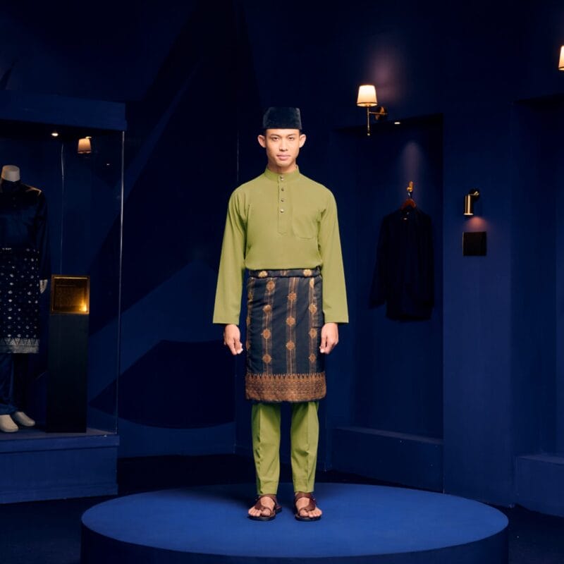 Baju Melayu Traditional Fit - Matcha Green